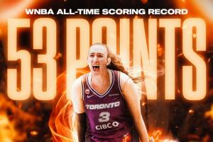 马布雷单场得分53分平 WNBA 历史最高分！一周内两次投中9个三分球创历史新纪录！