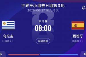 阿斯：乌拉圭与西班牙比赛时段存在雷暴预警，可能遭遇闪电影响比赛进行