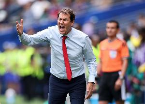 加西亚:领先2-0时对手全力防守,严重失误