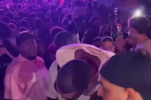 人气爆棚！文班亚马现身巴黎某夜店，全场高呼MVP！